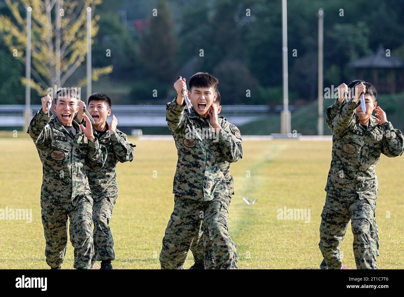 Seoul, South Korea. 13th Oct, 2023. South Korean Special Warfare Force