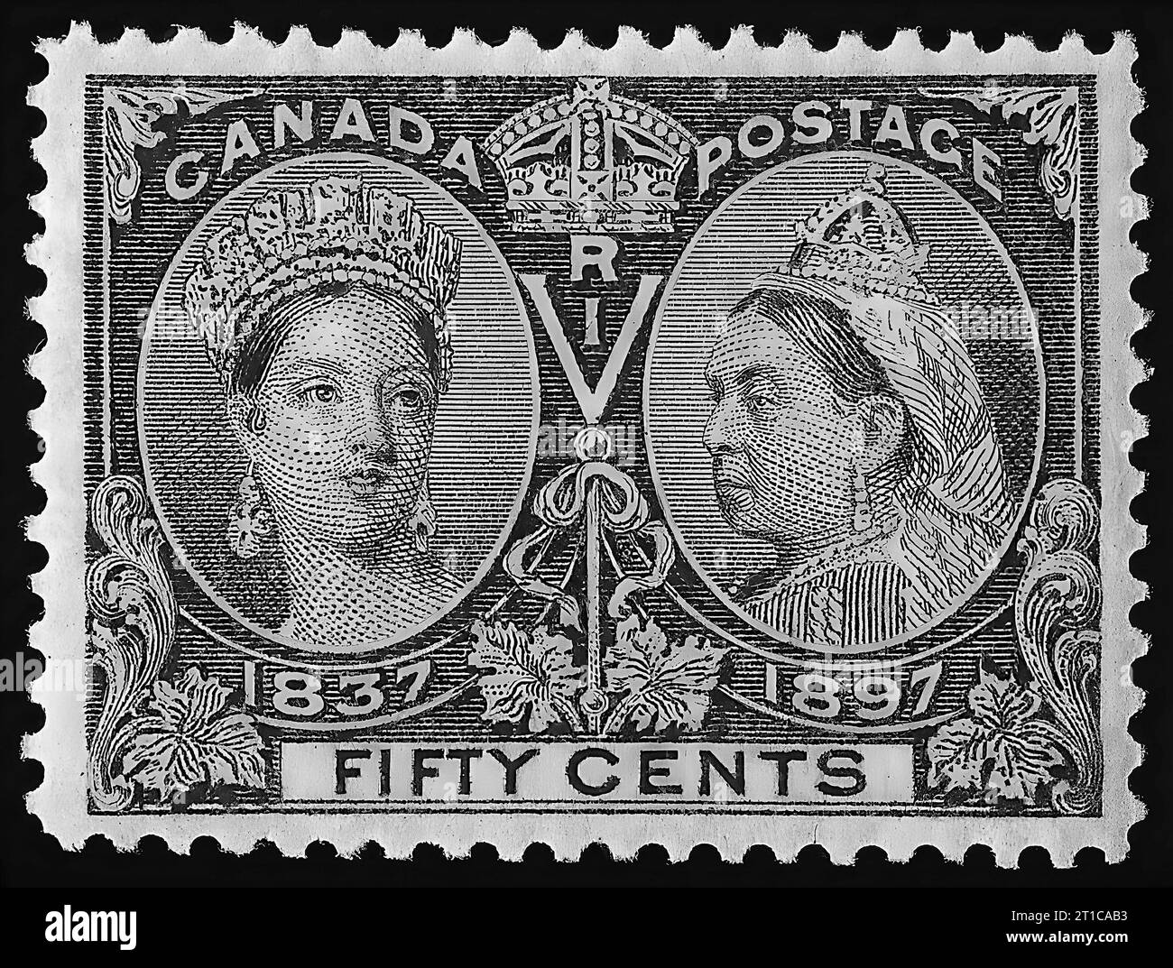 Stamp print in England,Queen Victoria Stock Photo Alamy