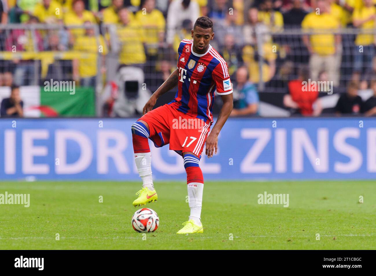 Jerome Boateng (17 - FC Bayern Muenchen) Fussball DFL Supercup in Dortmund, Deutschland am 13.08.2014 Stock Photo