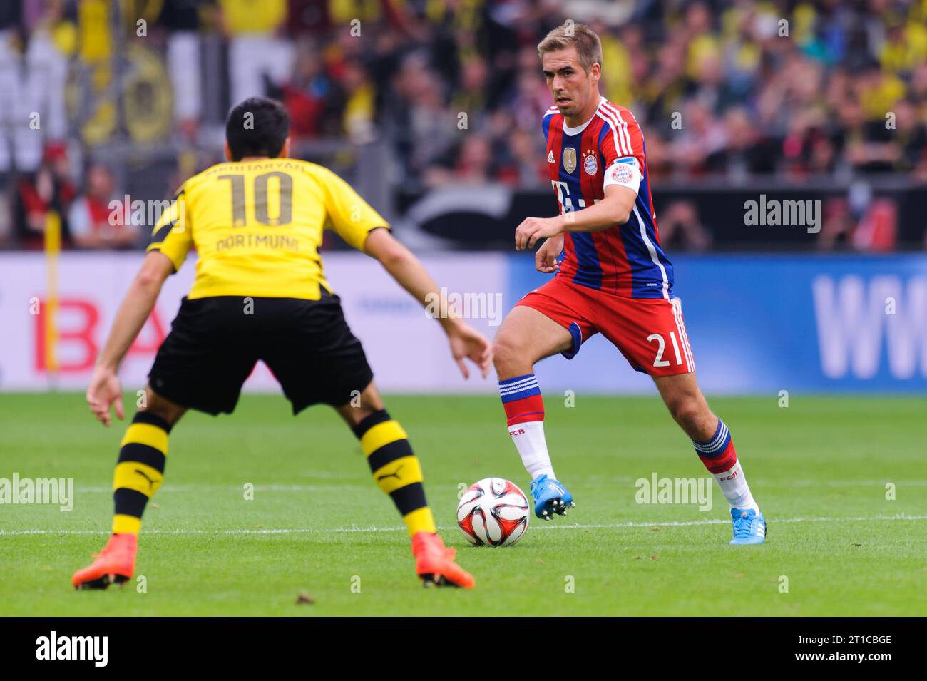 Philipp Lahm (21 FC Bayern Muenchen) Fussball DFL Supercup in Dortmund, Deutschland am 13.08.2014 Stock Photo
