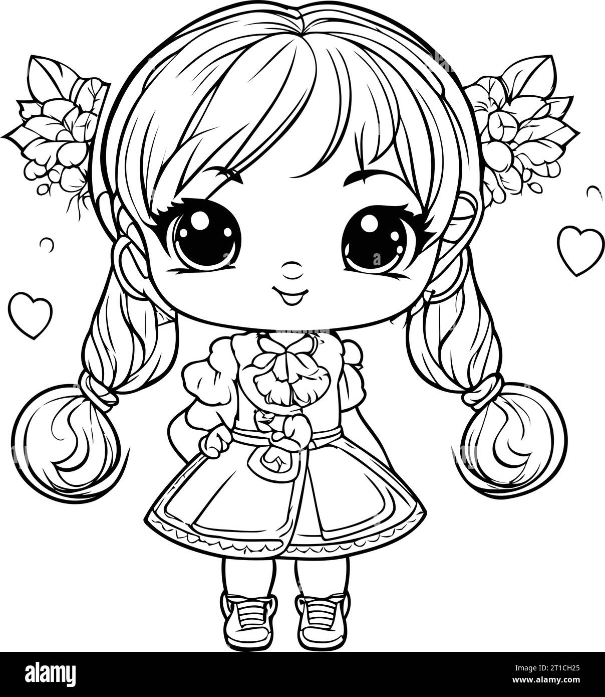 Color This Cute Anime Boy Coloring Page Outline Sketch Drawing Vector, Anime  Drawing, Wing Drawing, Ring Drawing PNG and Vector with Transparent  Background for Free Download