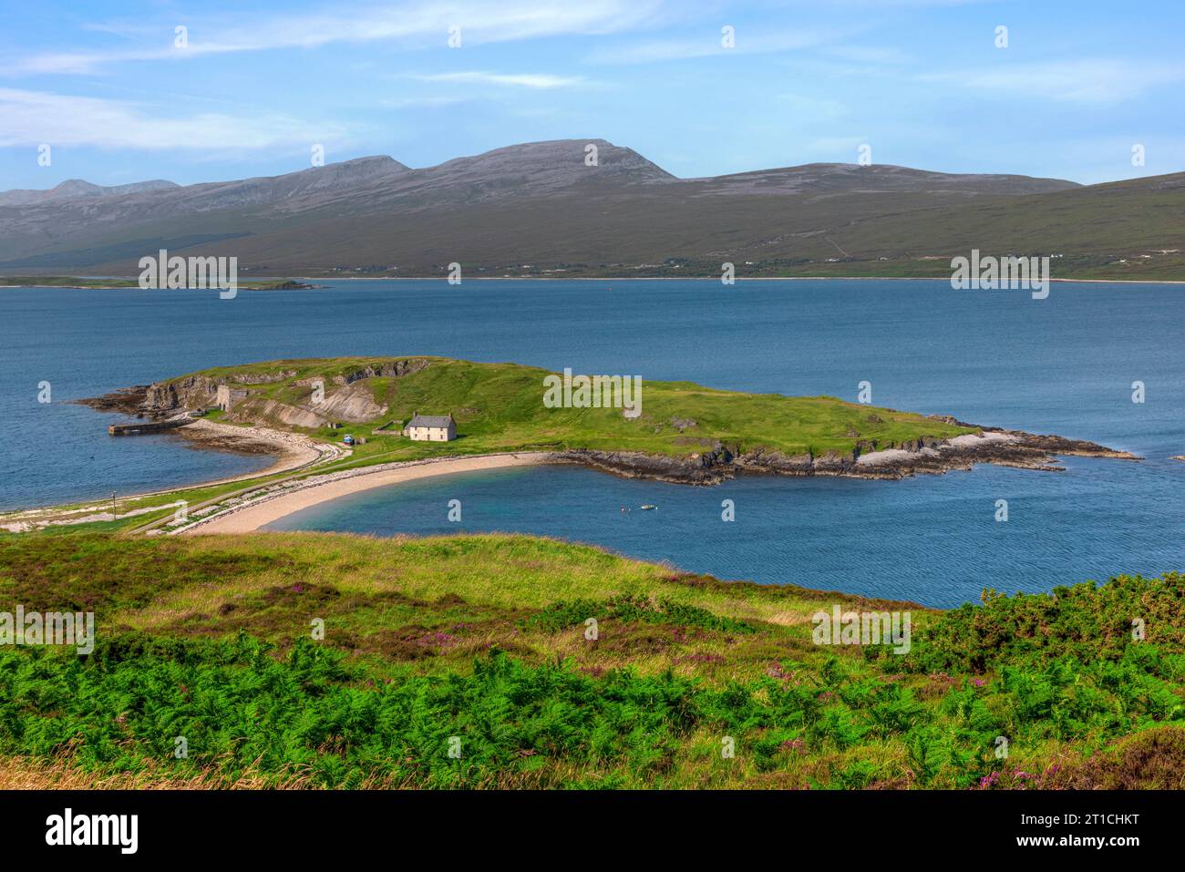 The Ard Neakie Lime Kilns are a pair of 19th-century lime kilns located in Sutherland, Scotland. Stock Photo