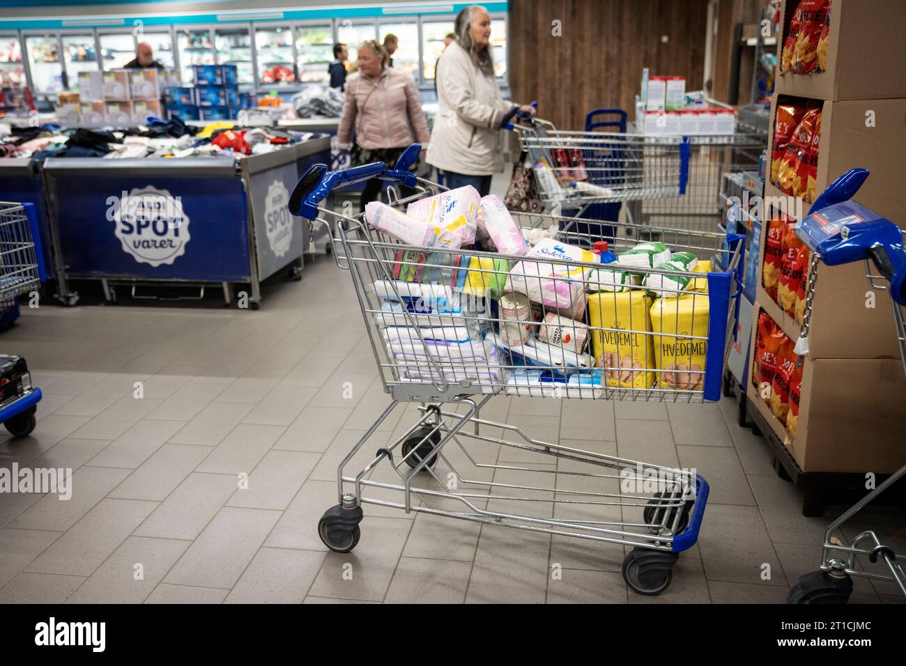 Aarhus on Friday 13 October 2023. ALDI starts closing sales on Runevej