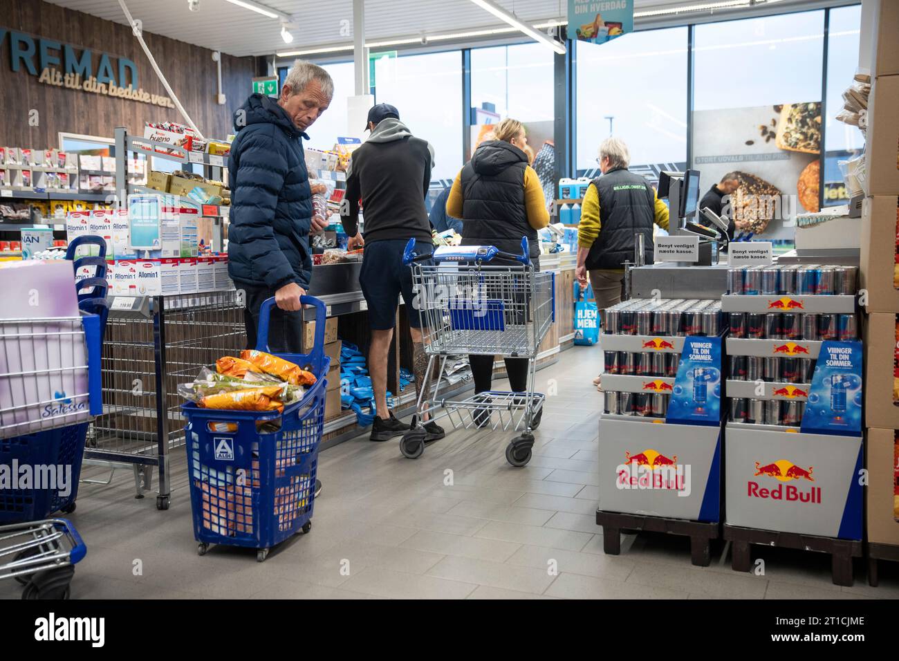 Aarhus on Friday 13 October 2023. ALDI starts closing sales on Runevej