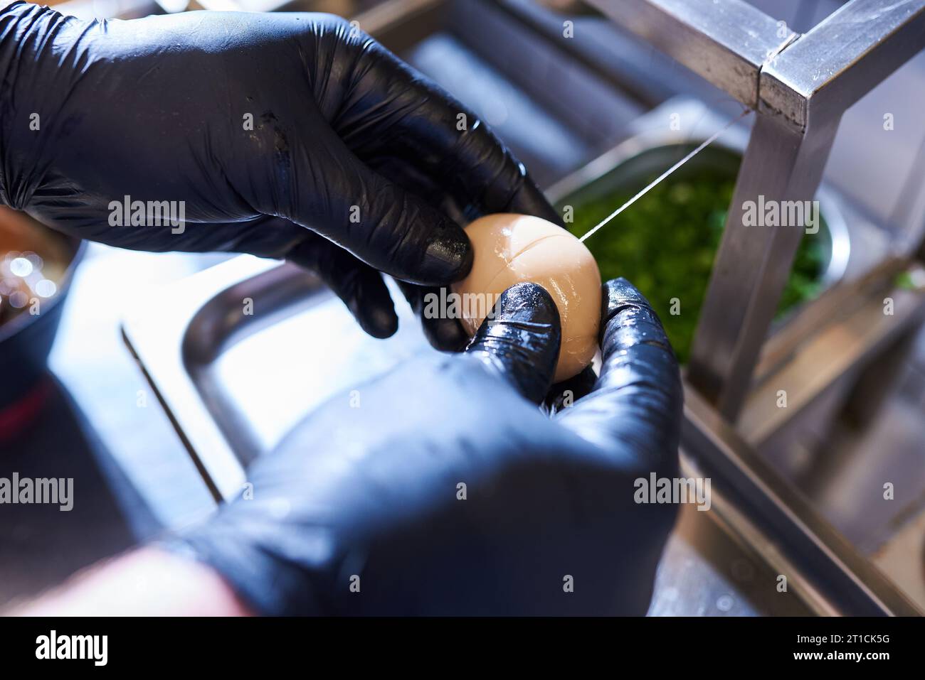The process of making Japanese traditional soup ramen Stock Photo - Alamy