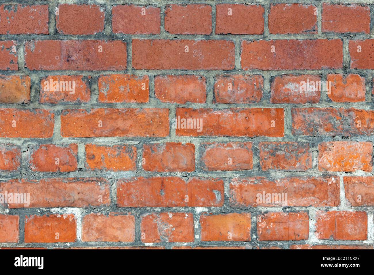 old vintage red brick wall as harmonic background Stock Photo - Alamy