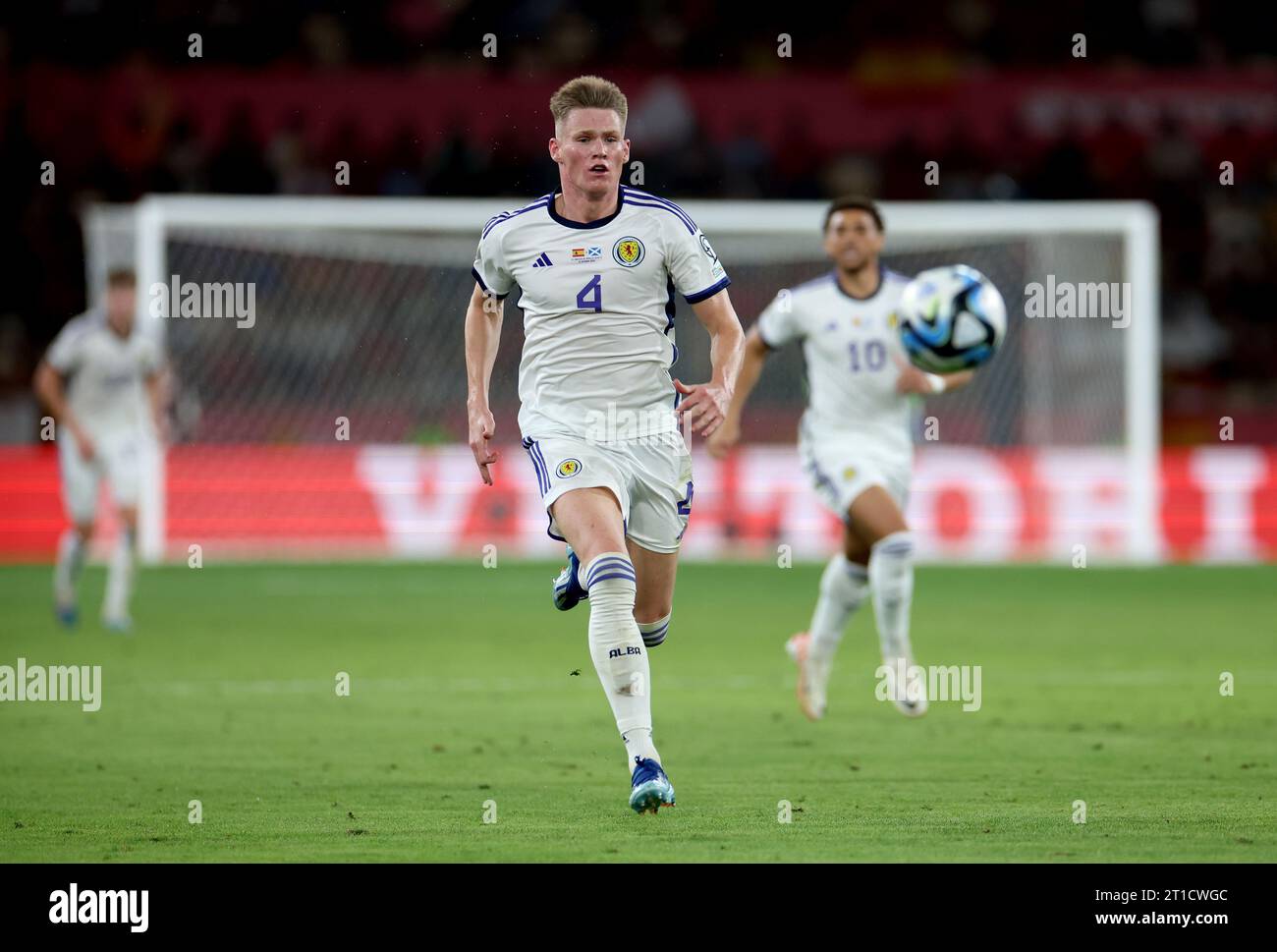 Scotland's Scott McTominay during the UEFA Euro 2024 Qualifying Group D match at the Estadio La Cartuja de Sevilla in Seville, Spain. Picture date: Thursday October 12, 2023. Stock Photo