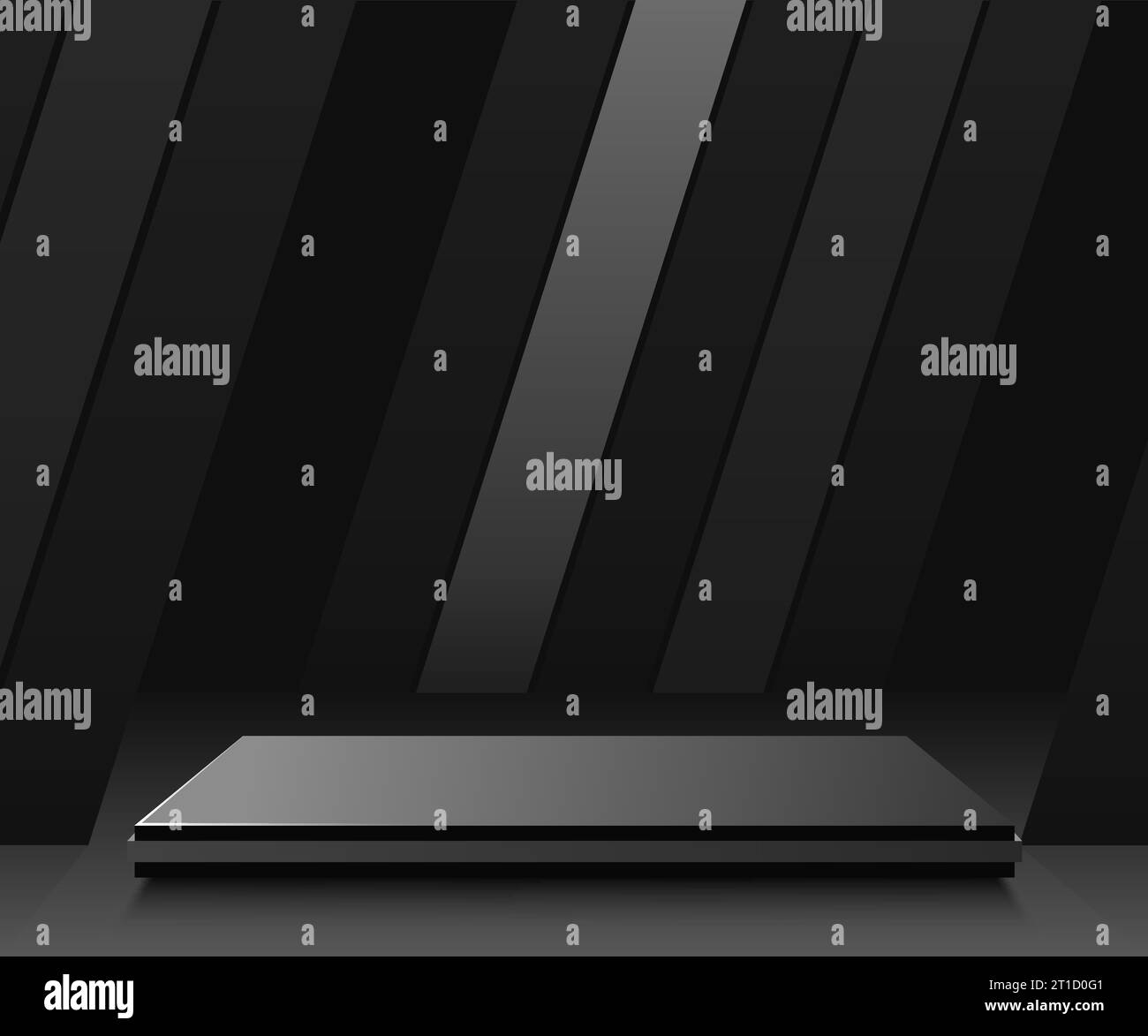 Abstract dark scene background. Product presentation, mock up, show