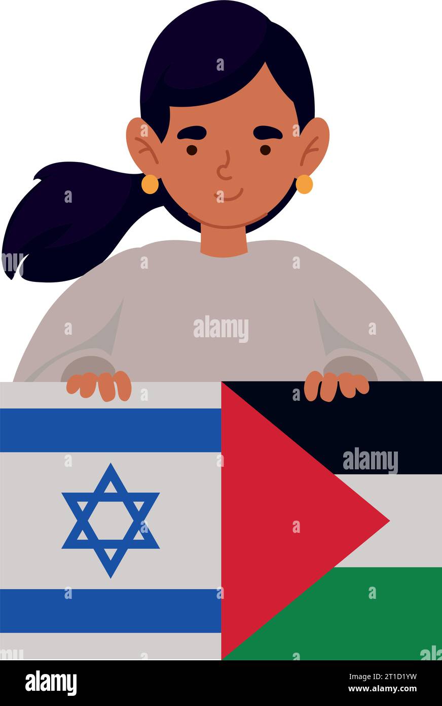 Israel Woman Icon israel and palestine flags with woman Stock Vector Image & Art - Alamy