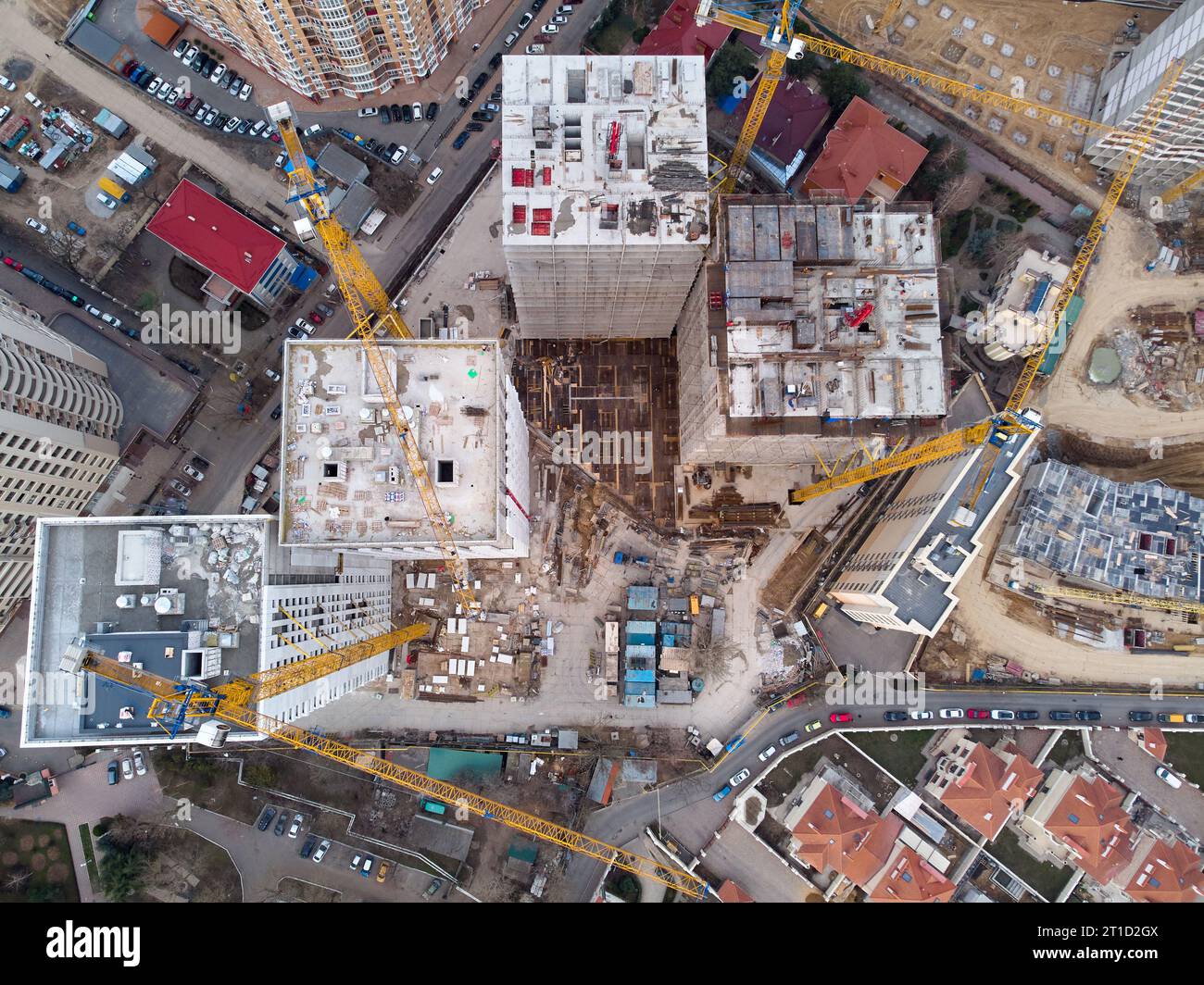 Aerial photo busy industrial hi-res stock photography and images - Alamy