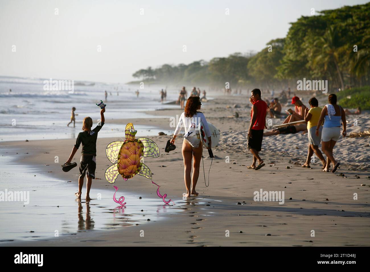 Santa Teresa beach, Nicoya peninsula, Costa Rica. Stock Photo