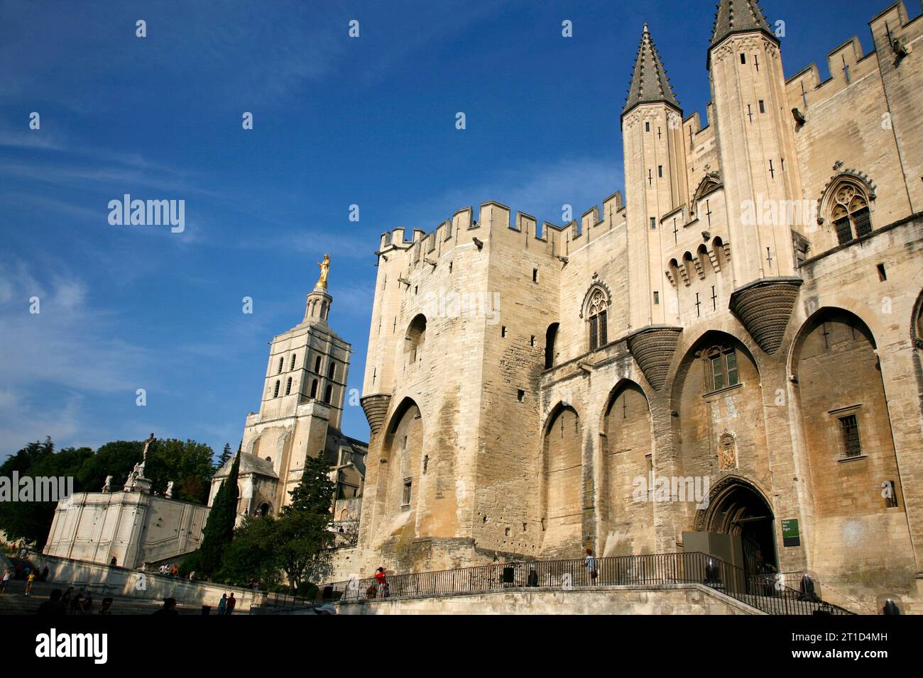 Palais des Papes, Avignon, Vaucluse, Provence, France. Stock Photo