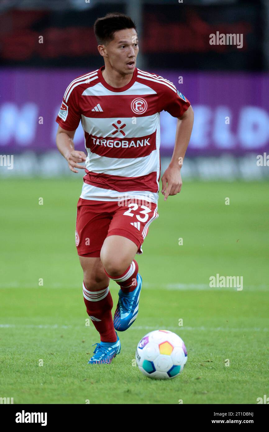 Düsseldorf, Deutschland, 2. Fussball Bundesliga 9. Spieltag Fortuna Düsseldorf :  VFL Osnabrück 1-1 am 06. 10.  2023 in der Merkur Spiel -Arena in Düsseldorf Shinta  APPELKAMP (F 95) Foto: Norbert Schmidt, Duesseldorf Stock Photo