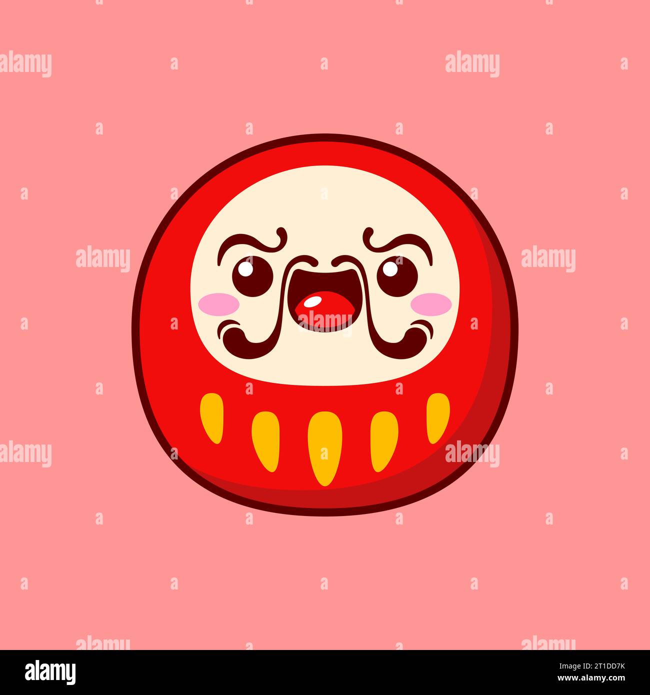 Vector Illustration of Daruma Dolls- Japanese traditional dolls. Handy  grouped elements of each picture Stock Vector Image & Art - Alamy