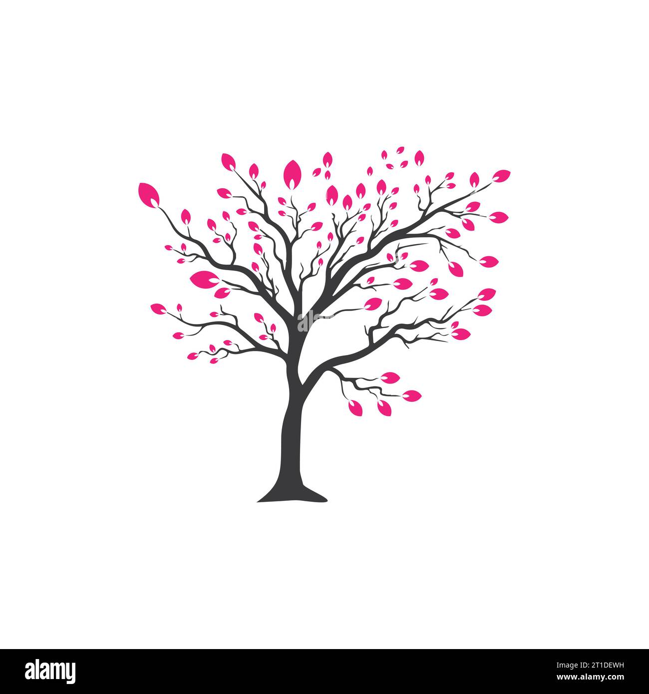 Vector branch , Hand drawn illustration of tree branch design template ...