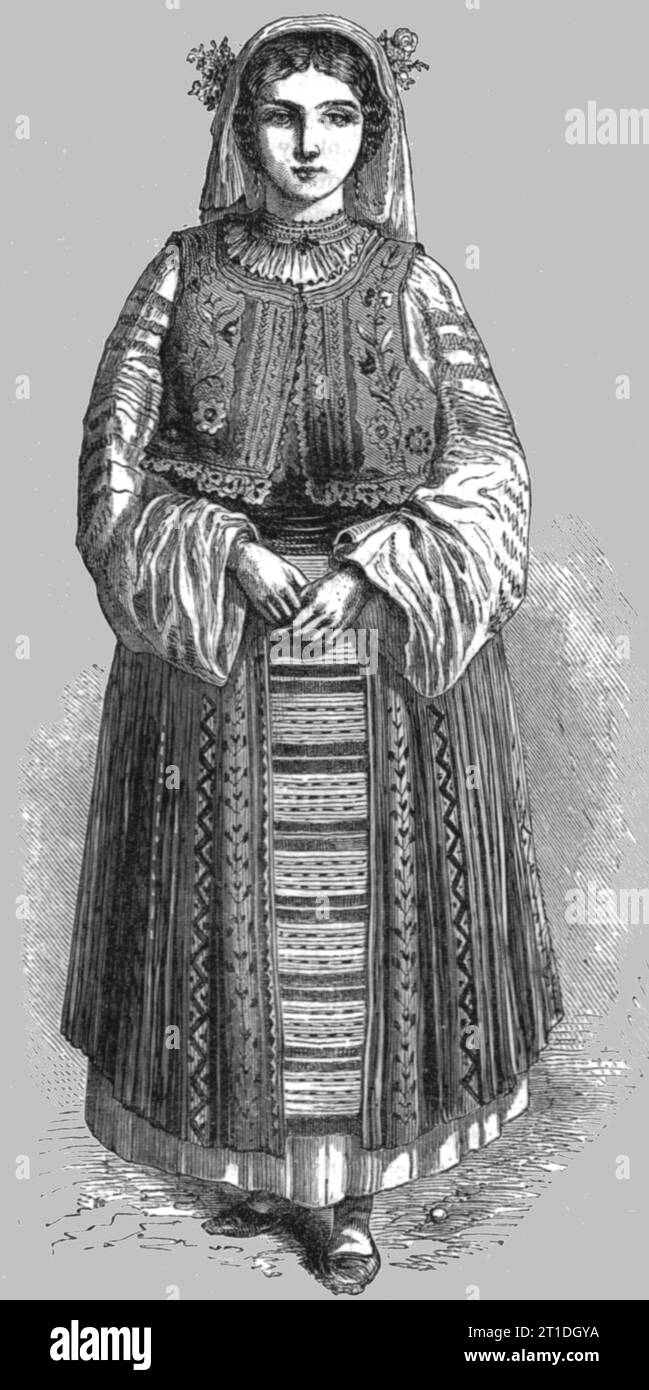 'Wallachian PeasantGirl; A Visit to the Danubian Principalities', 1875