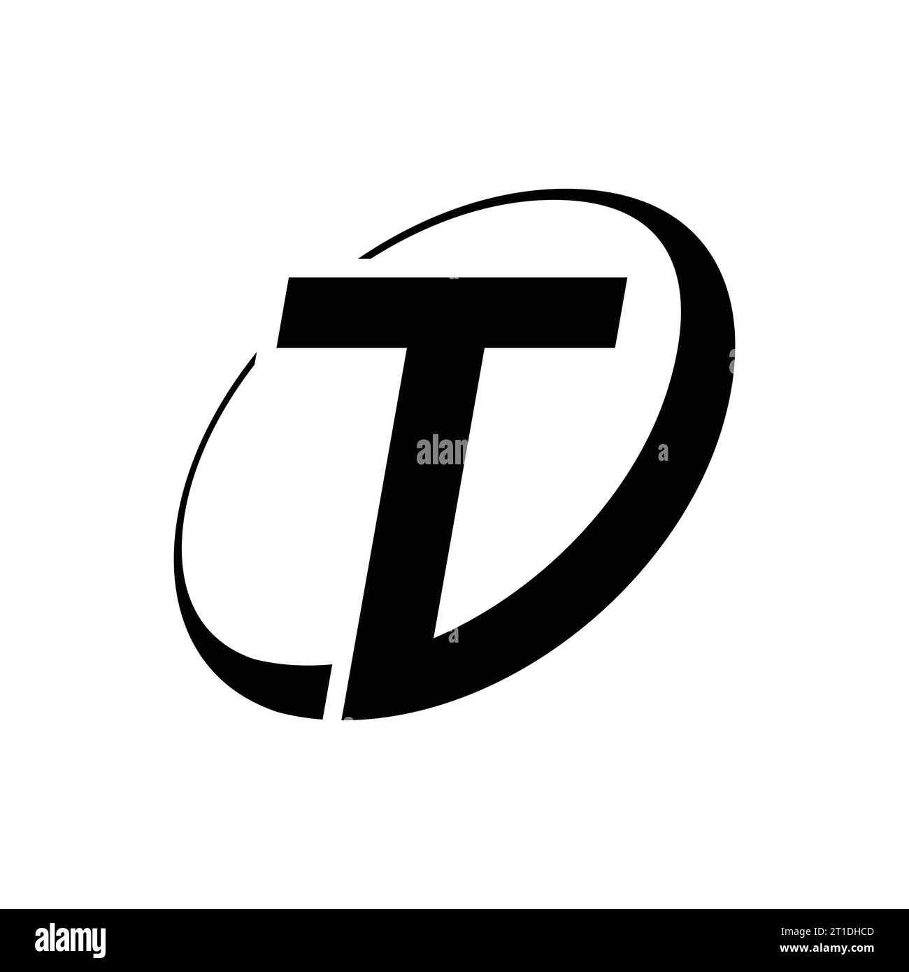 T logo, T monogram, initials T icon, letter T logo, icon, vector Stock Vector