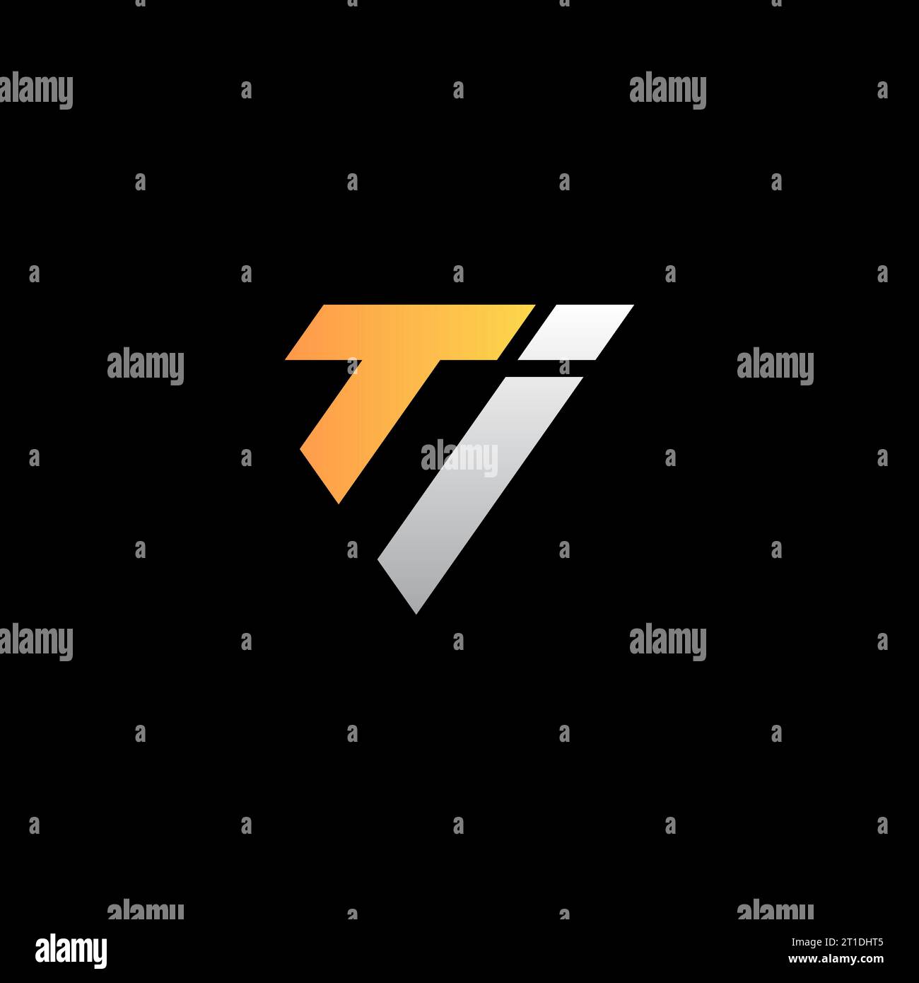 Ti logo, Ti Monogram, Initial Ti Logo, Letter Ti logo, Icon, Vector Stock Vector