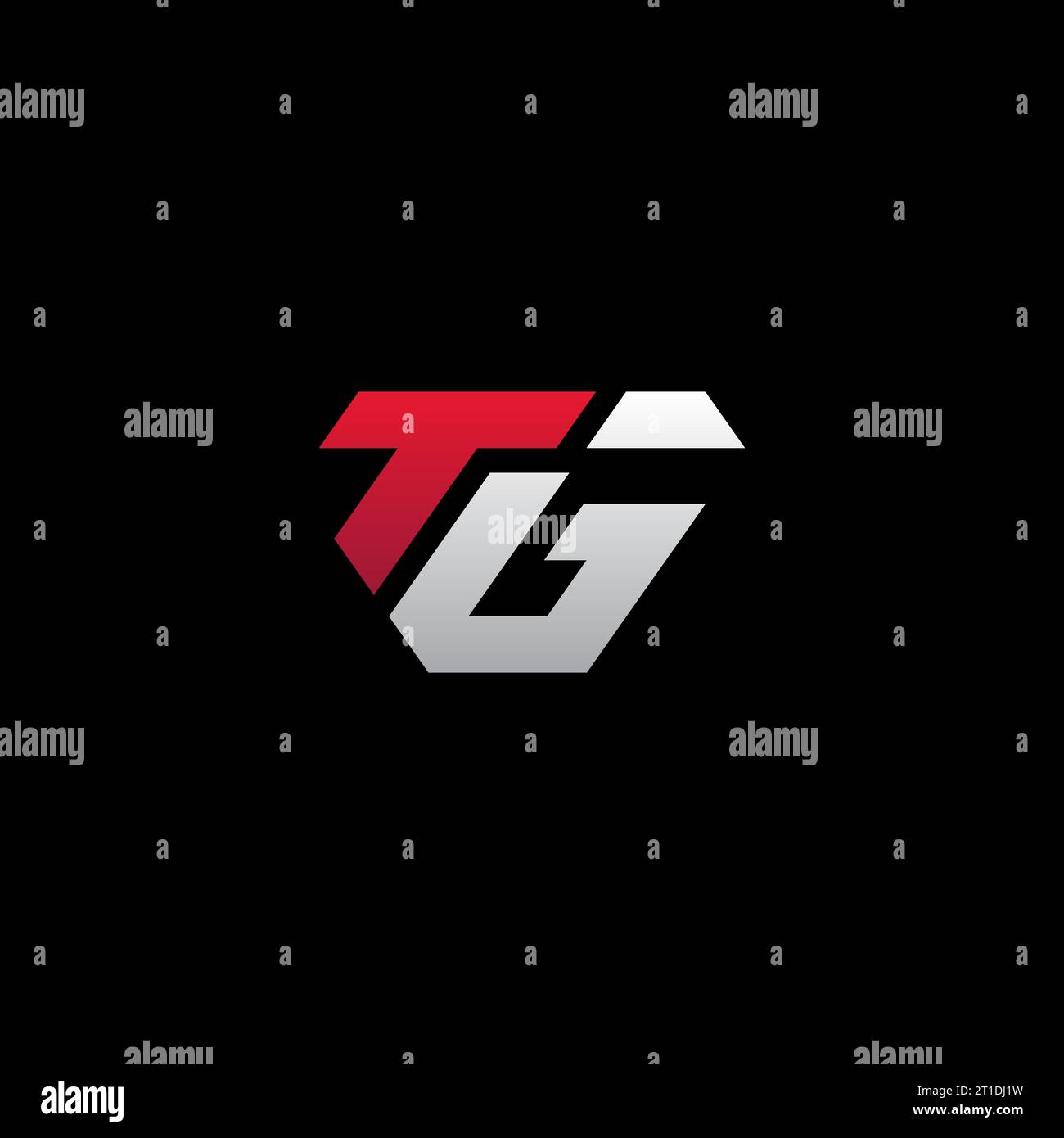 TG logo, TG Monogram, Initial TG Logo, Letter TG logo, Icon, Vector ...