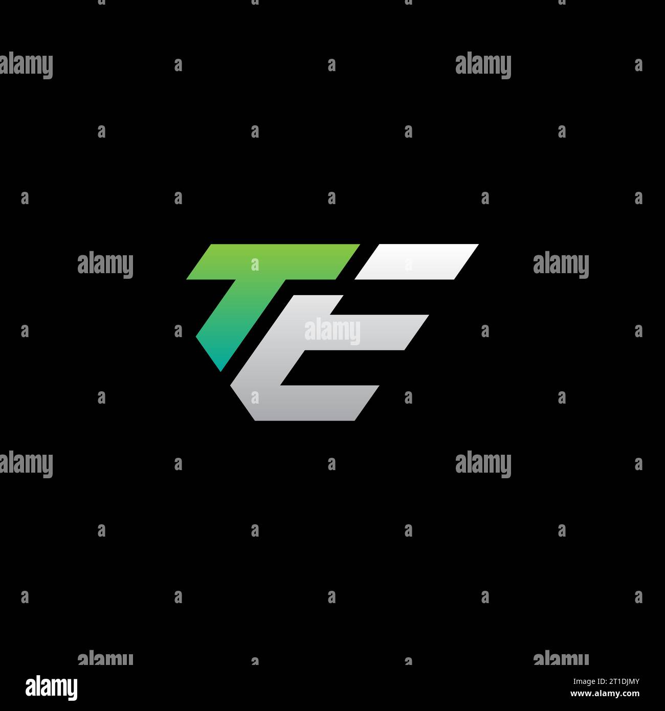 TE logo, TE Monogram, Initial TE Logo, Letter TE logo, Icon, Vector Stock Vector