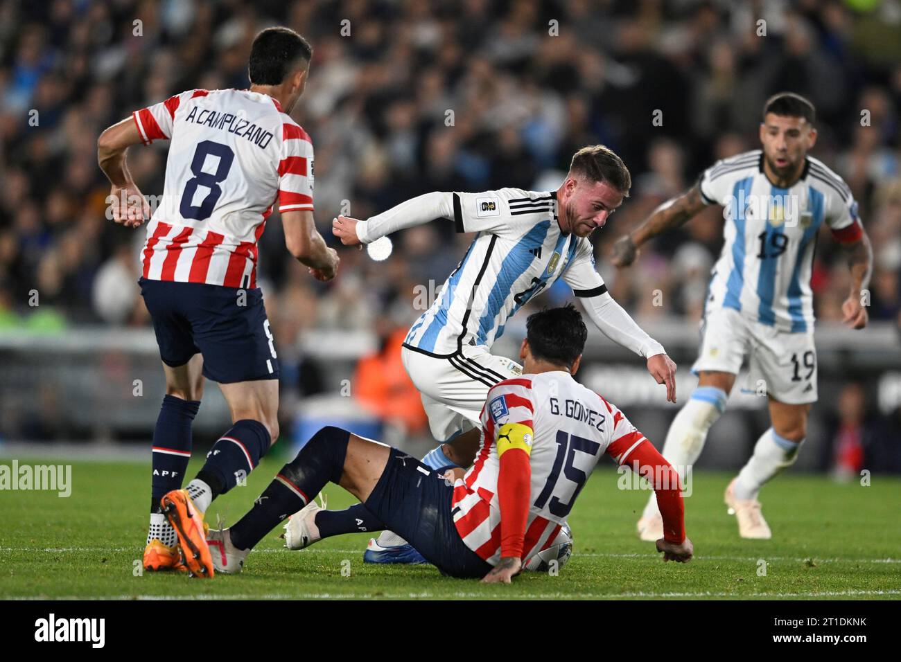 BUENOS AIRES, ARGENTINA - OCTOBER 12: Alexis Mac Allister of Argentina ...