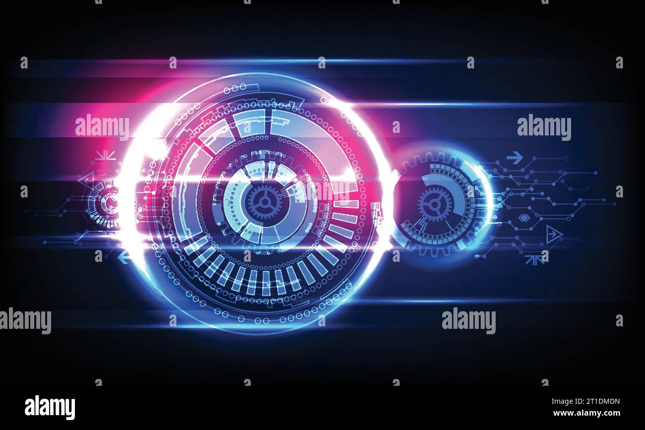 Abstract technology background. Futuristic style. Vector illustration ...