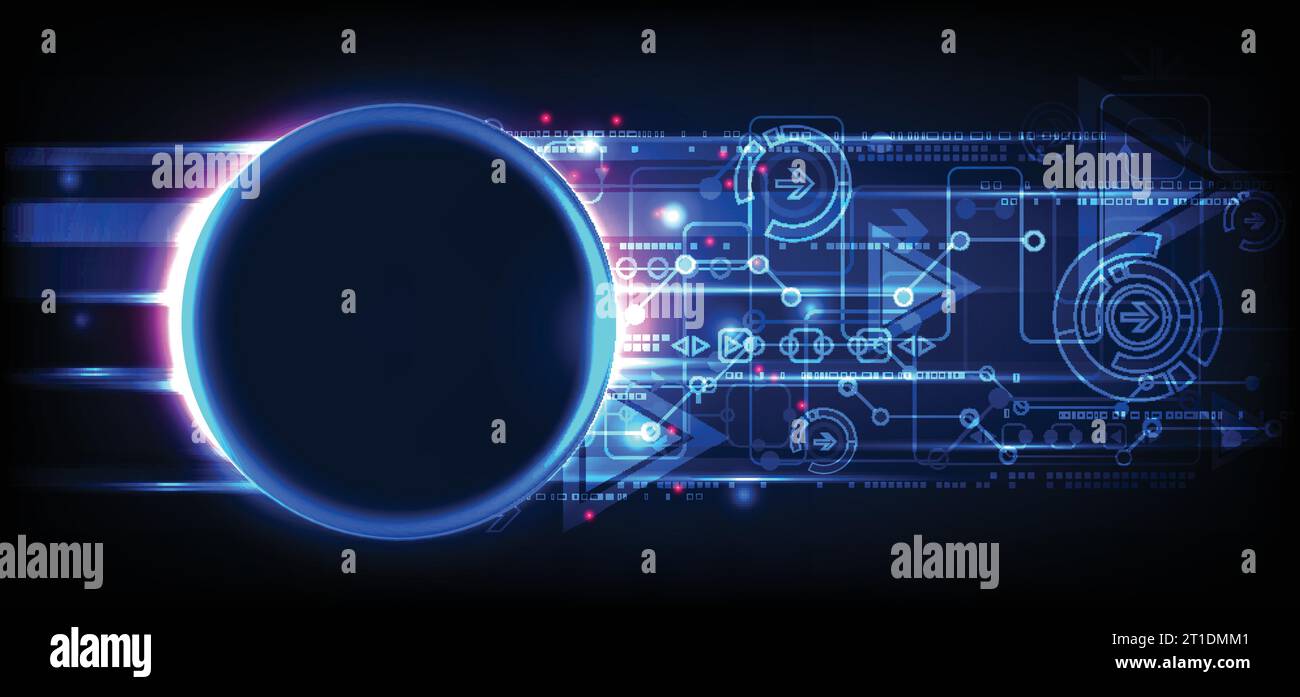 Abstract technology background. Futuristic style. Vector illustration ...