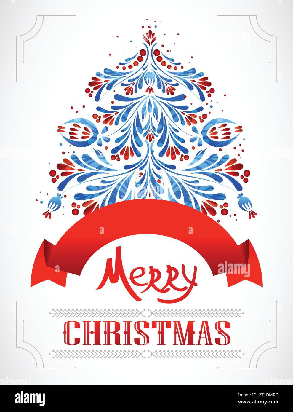 Greeting christmas card. Vector illustration Stock Vector Image & Art ...