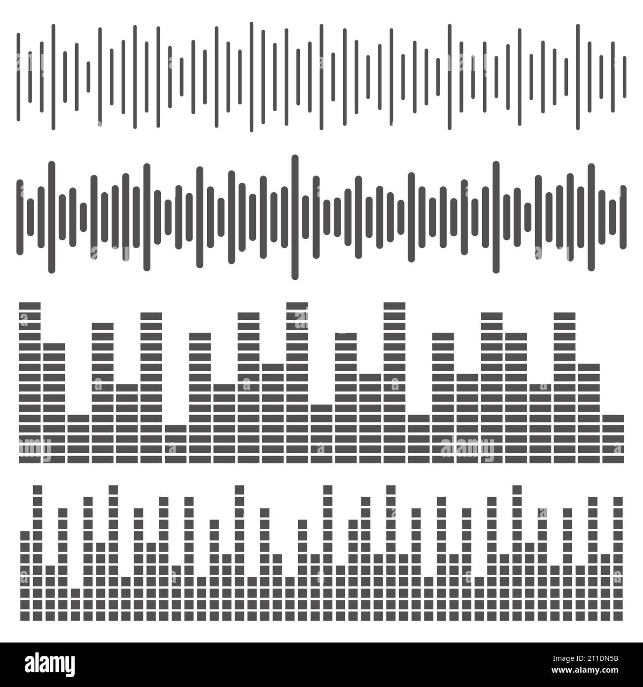 Music sound wave. Audio of voice and radio frequency lines. Abstract