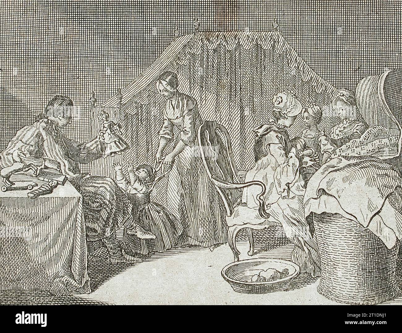 Illustration for Basedow's 'Elementary Work', 1770. Table XXIX.A ...