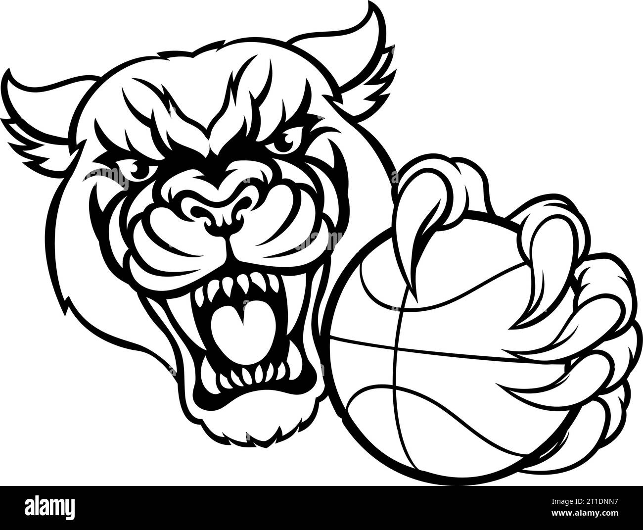 Basketball sports clipart Black and White Stock Photos & Images - Alamy