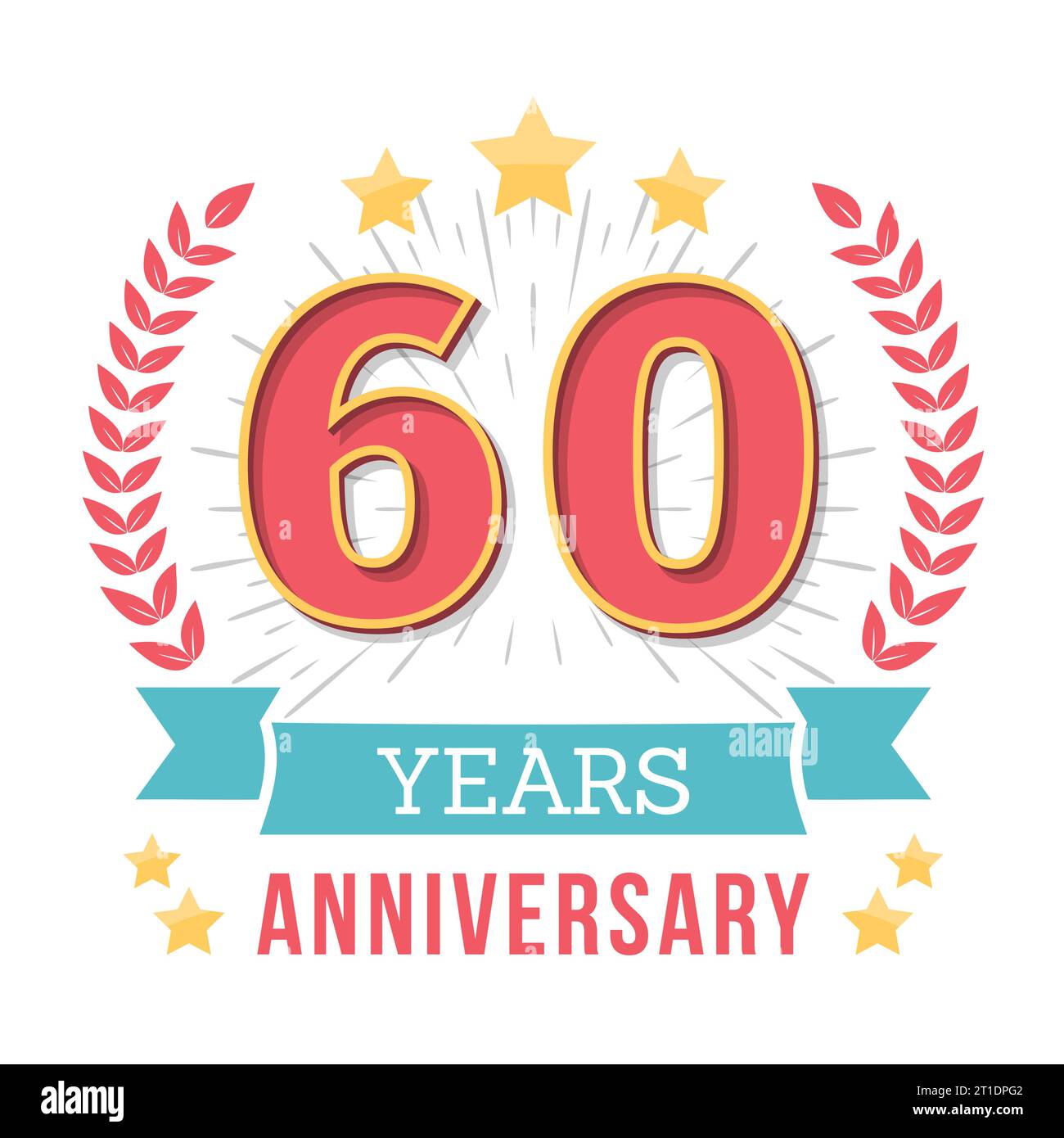 60 years jubilee Stock Vector Images - Alamy