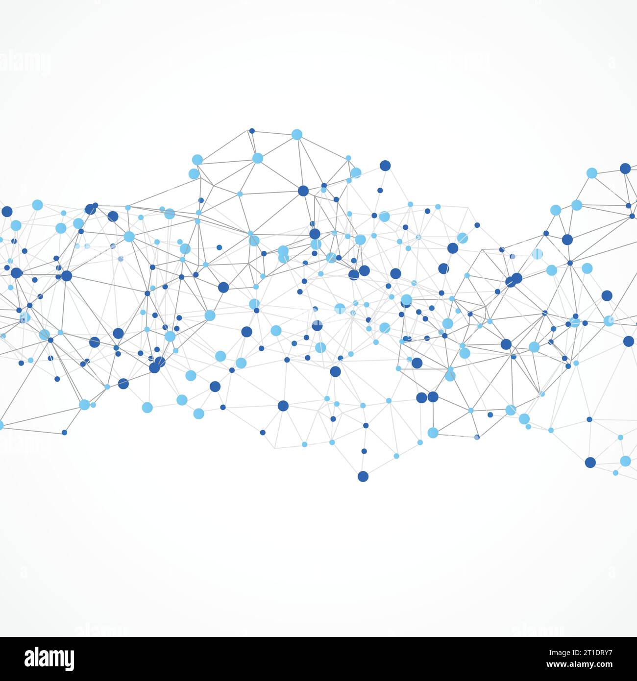 Connection structure. Polygonal vector illustration Stock Vector Image ...