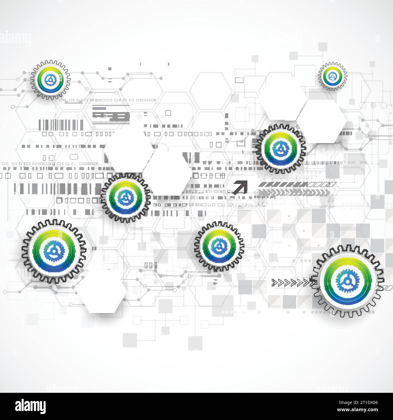 Abstract global computer technology vector concept. Business background ...