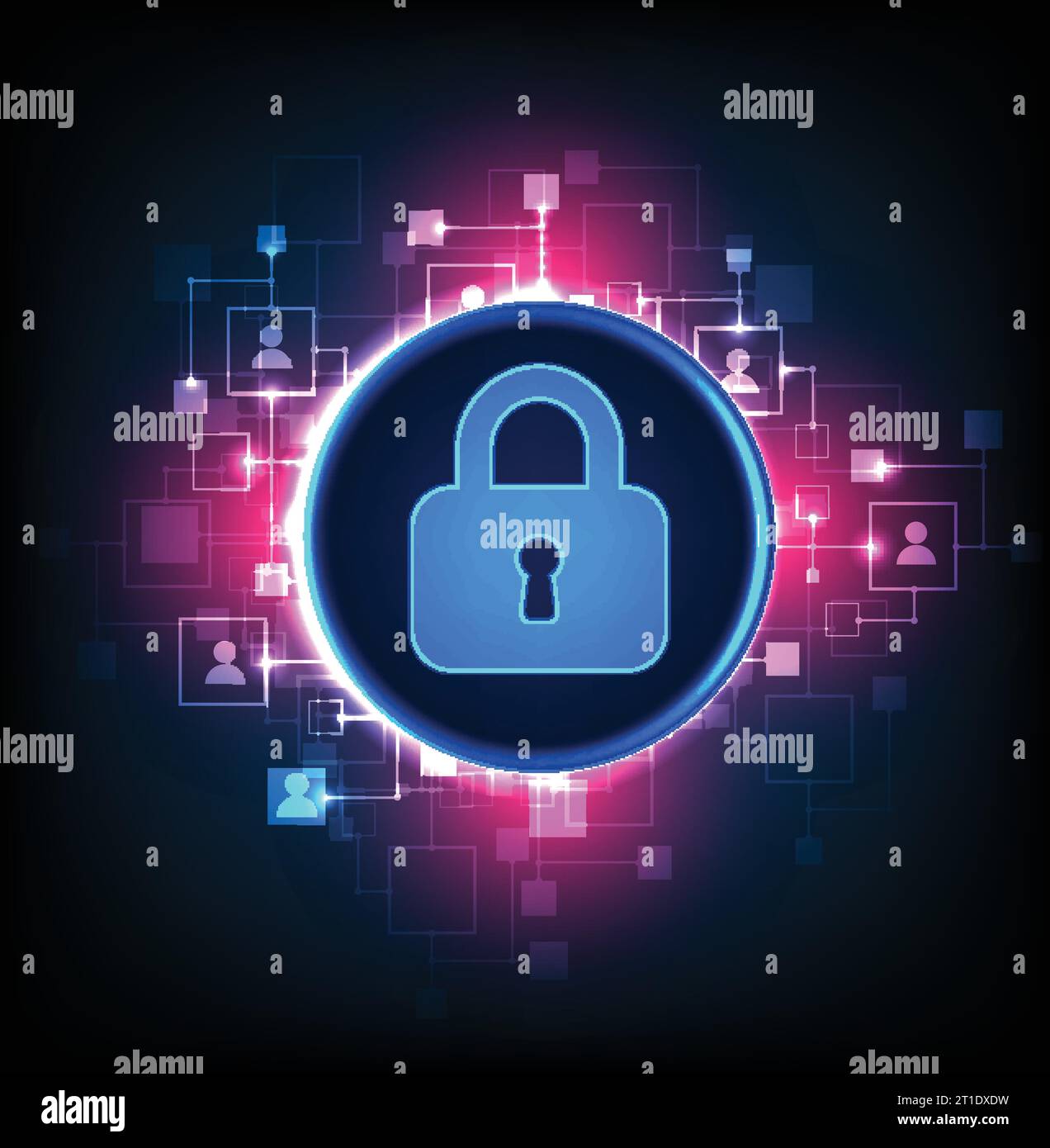 Digital protection and security.Protect system, privacy web information ...