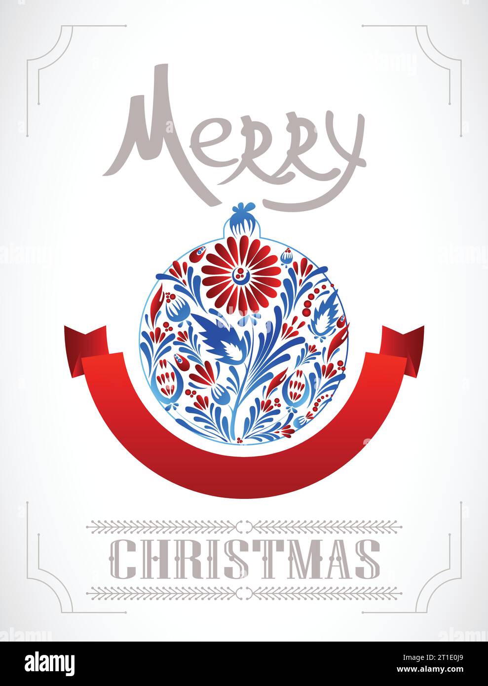 Greeting christmas card. Vector illustration Stock Vector Image & Art ...