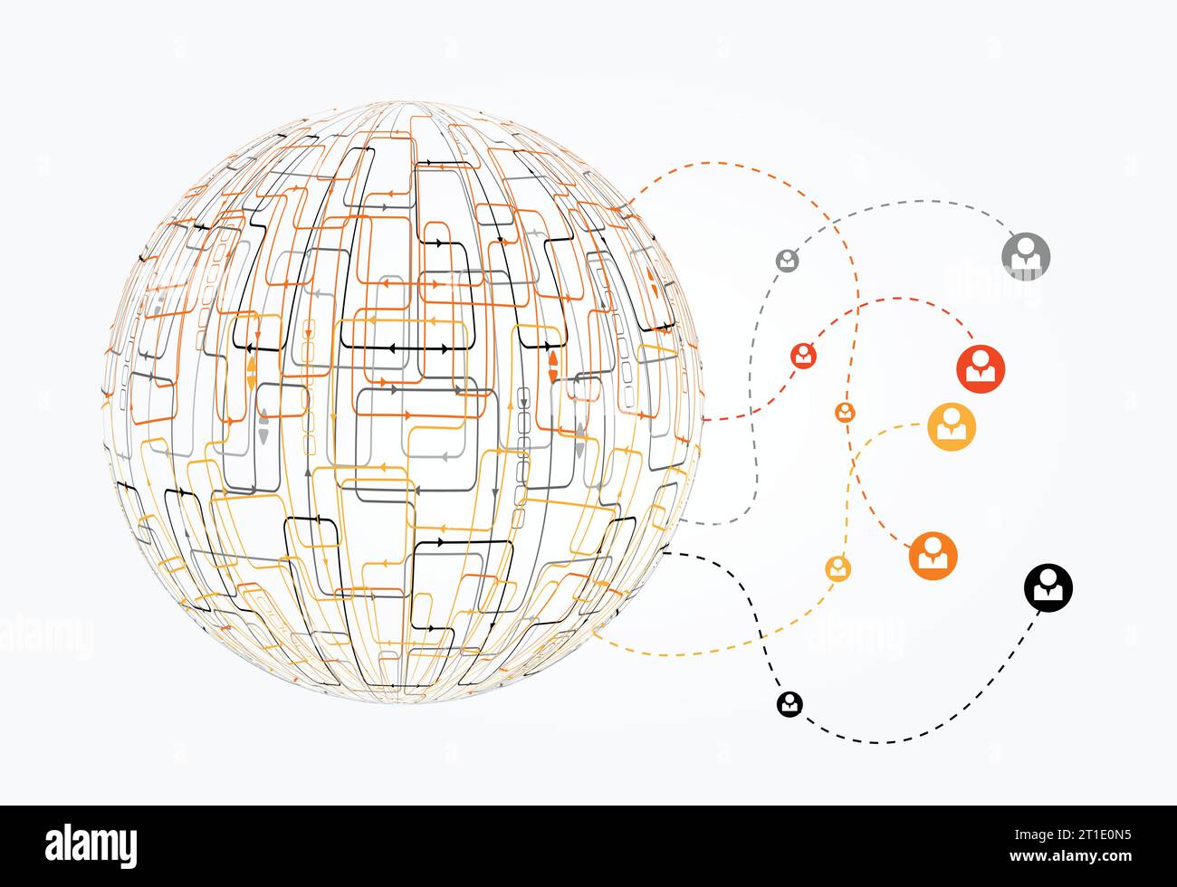 Abstract colorful background. Vector 3d sphere Stock Vector Image & Art ...