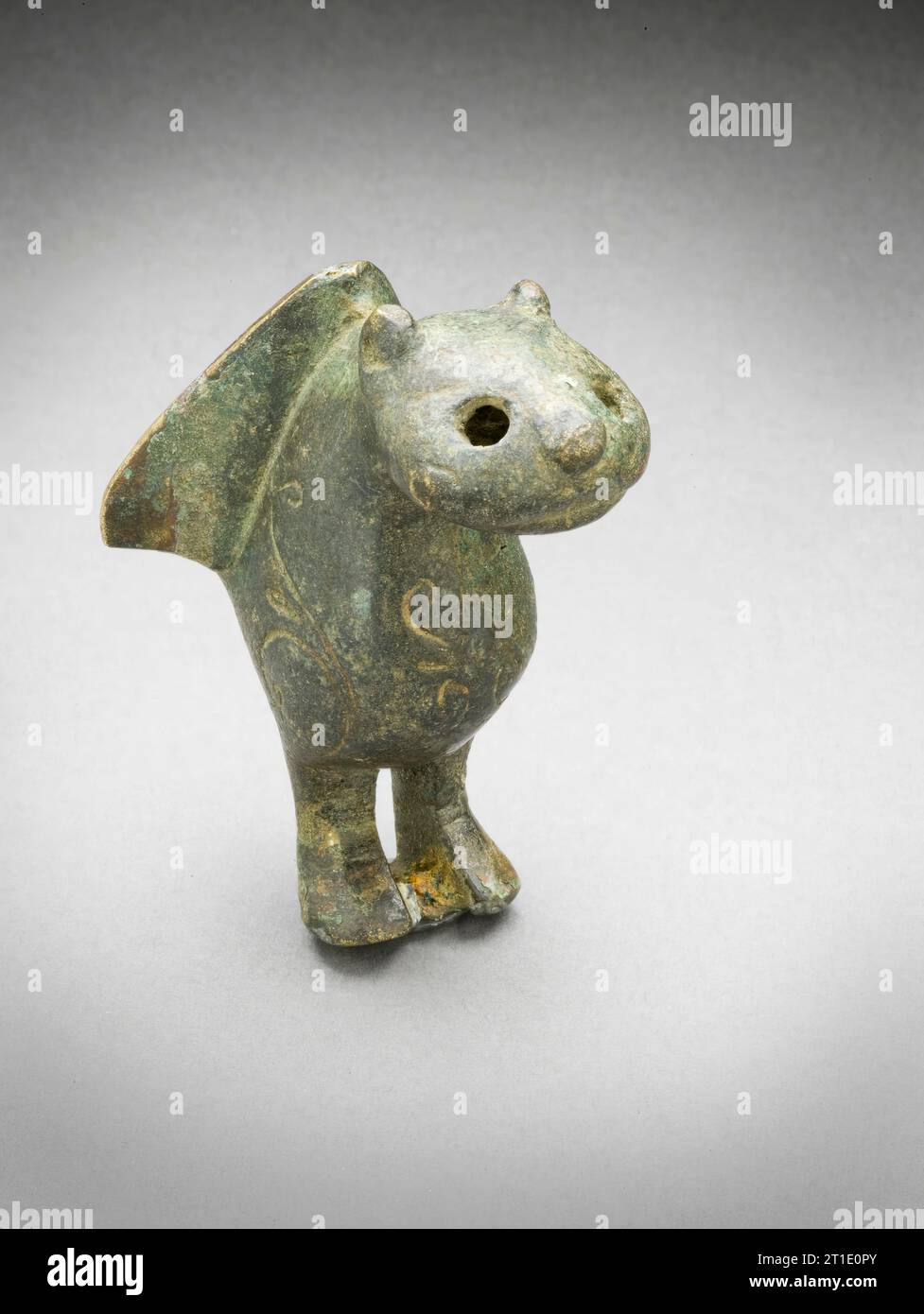 Lion-Shaped Support, 12th-13th century. Stock Photo
