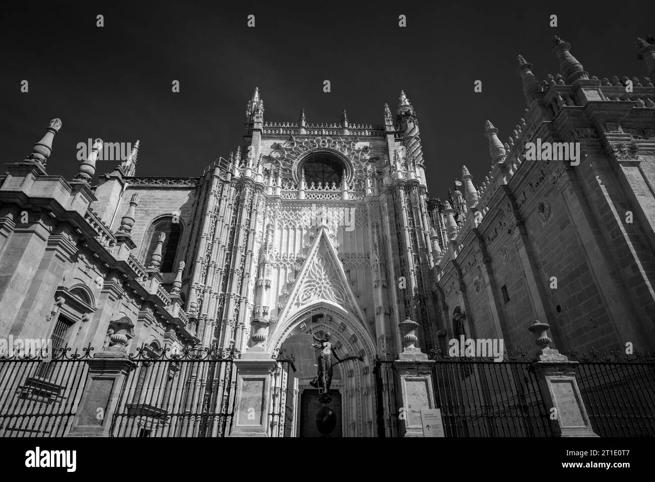 Seville Cathedral in Spain. Stock Photo