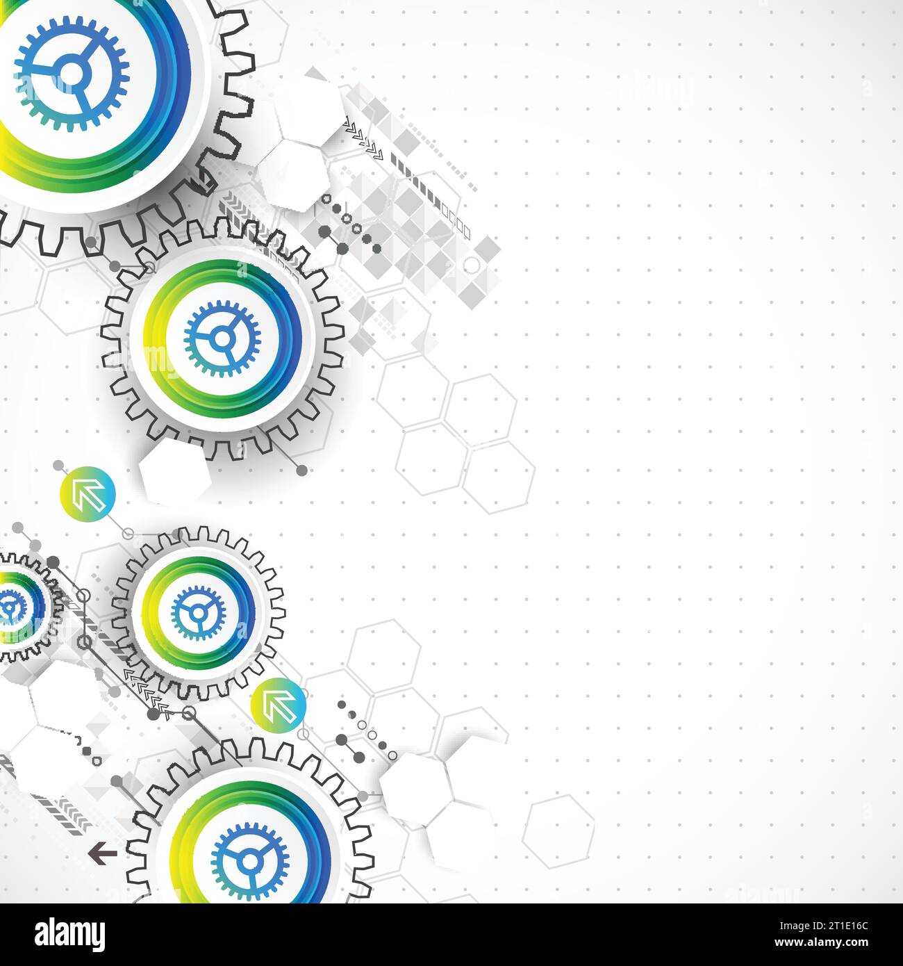 Abstract global computer technology vector concept. Business background ...