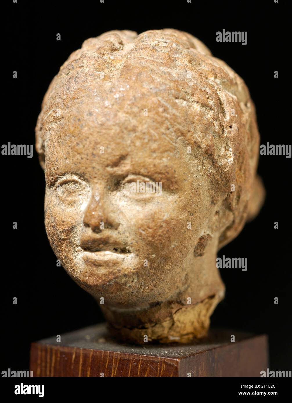 Head of a Woman, 1st-2nd century CE. Stock Photo