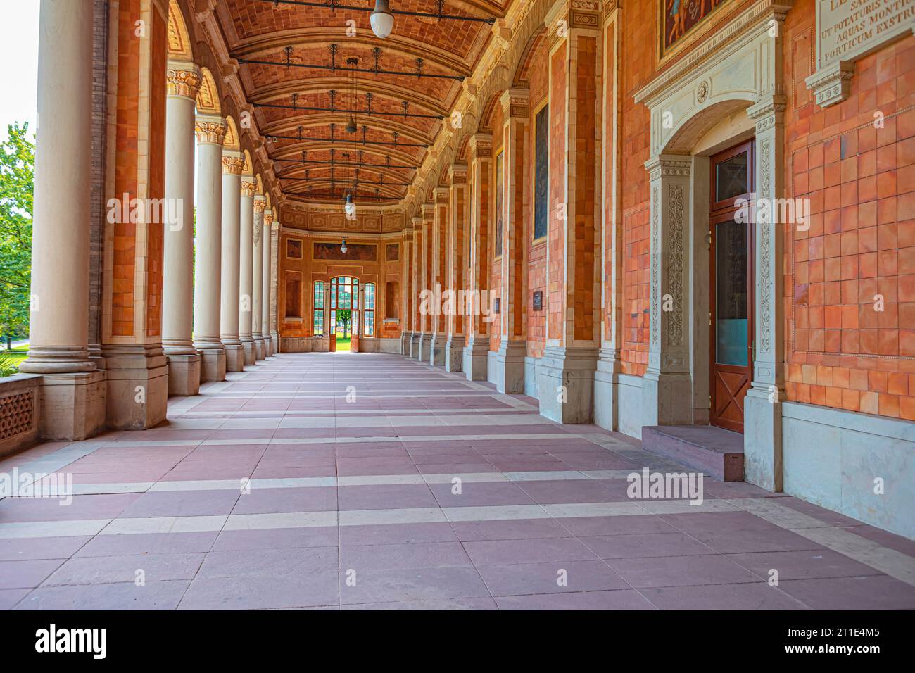 Drinking hall in the spa park in Baden-Baden, Baden-Wuerttemberg, Germany Stock Photo