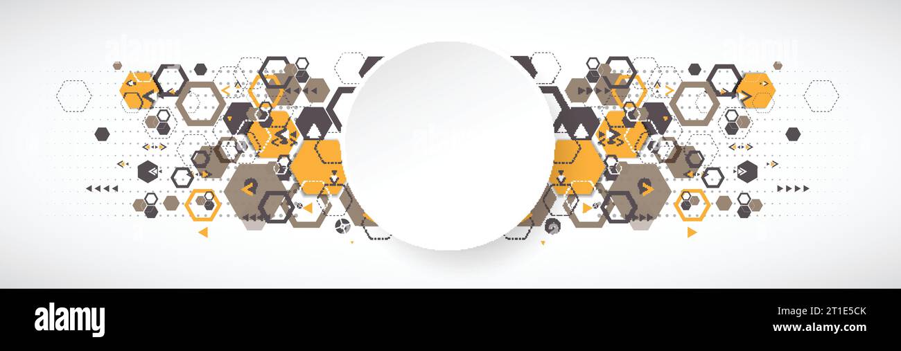 Abstract background with hexagonal shapes. Vector Stock Vector Image ...