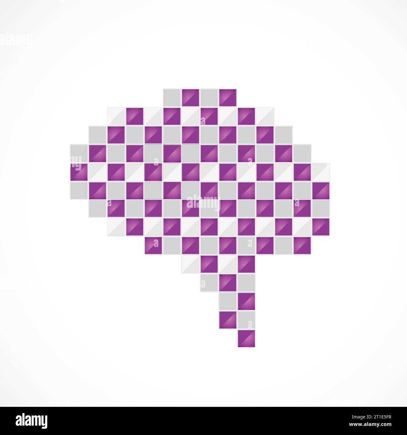 Abstract digital brain,technology concept. Vector Stock Vector