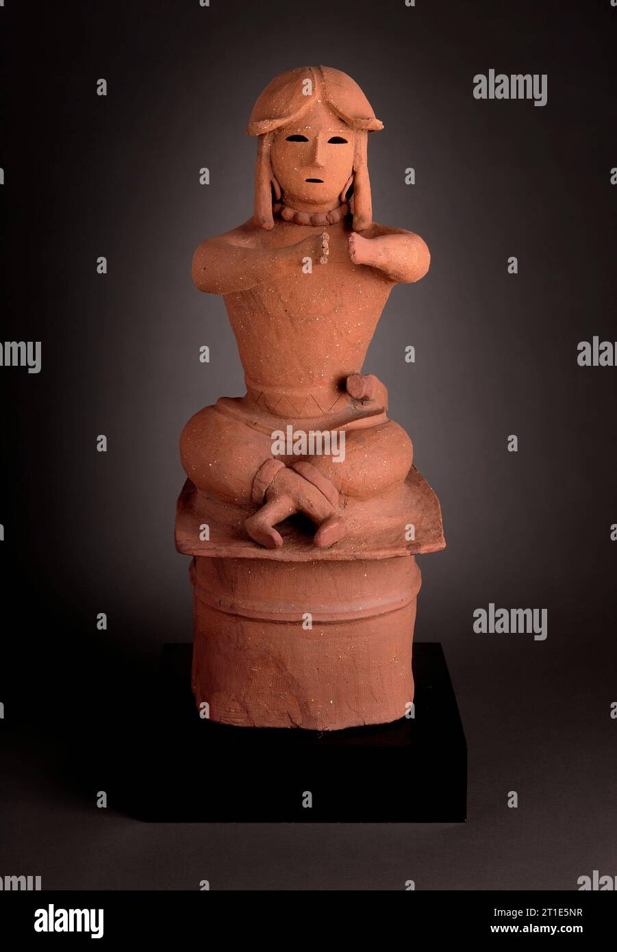 Haniwa Tomb Sculpture of a Seated Warrior, between c.500 and c.600