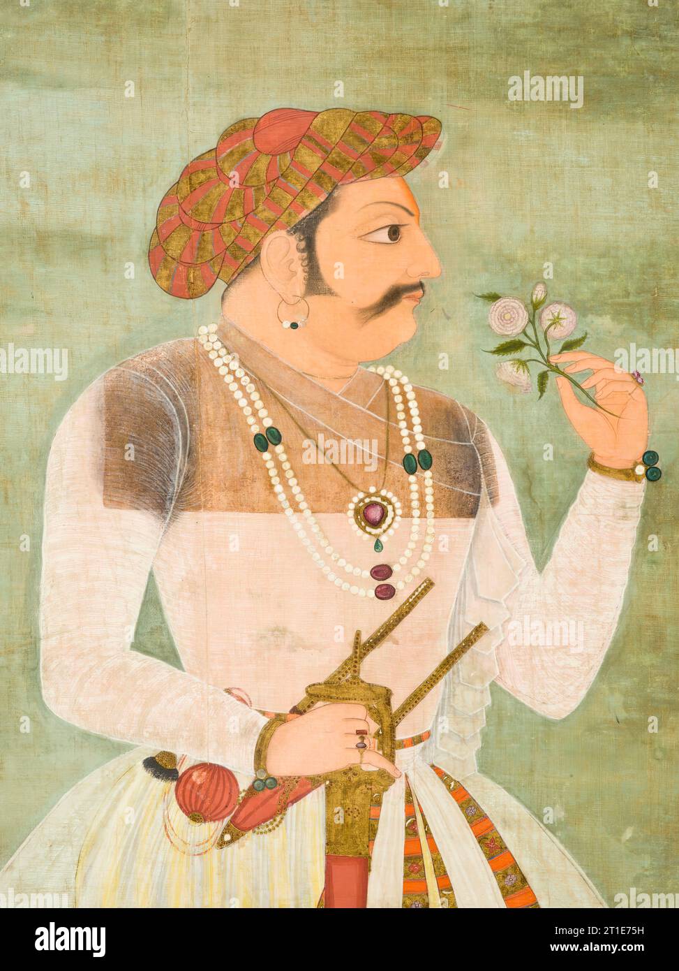 Maharana Jagat Singh I (reigned 1628-1654) (image 2 of 2), between c1760 and c1765. Stock Photo