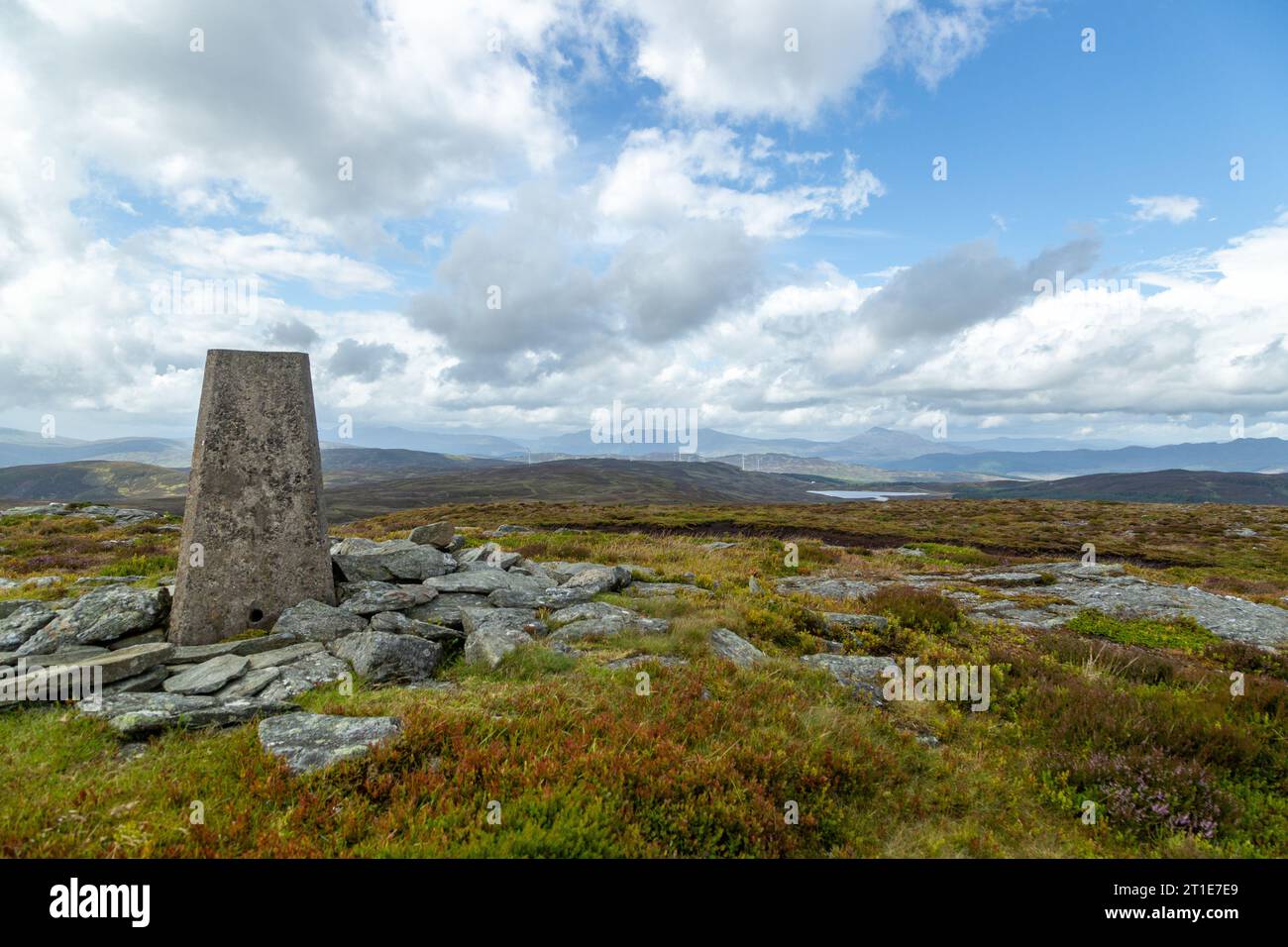 The summit of Meall Dearg near Amulree Perthshire Stock Photo - Alamy