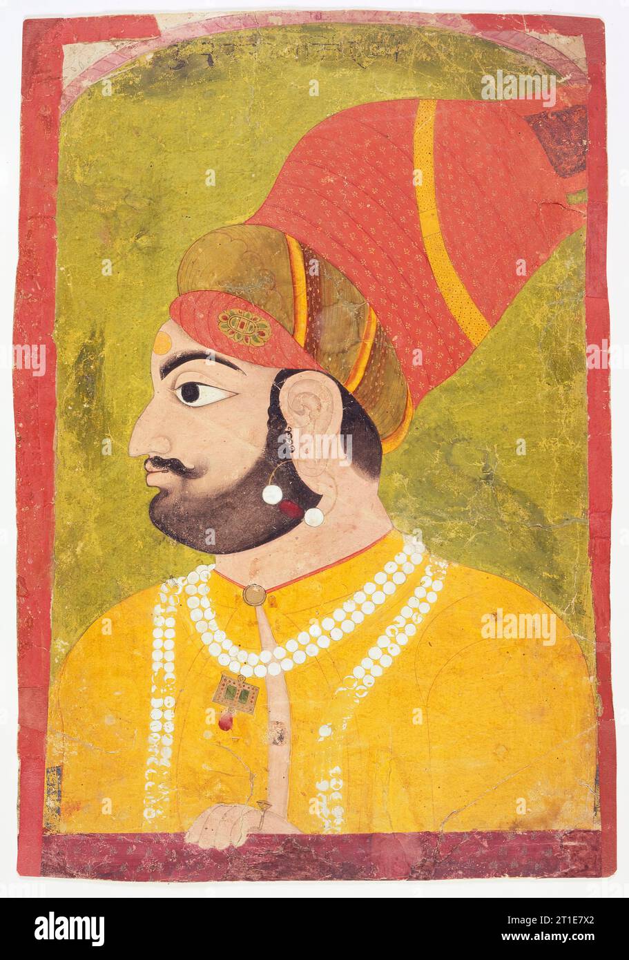 Prince Raj Singh of Bikaner, between c1775 and c1785. Stock Photo