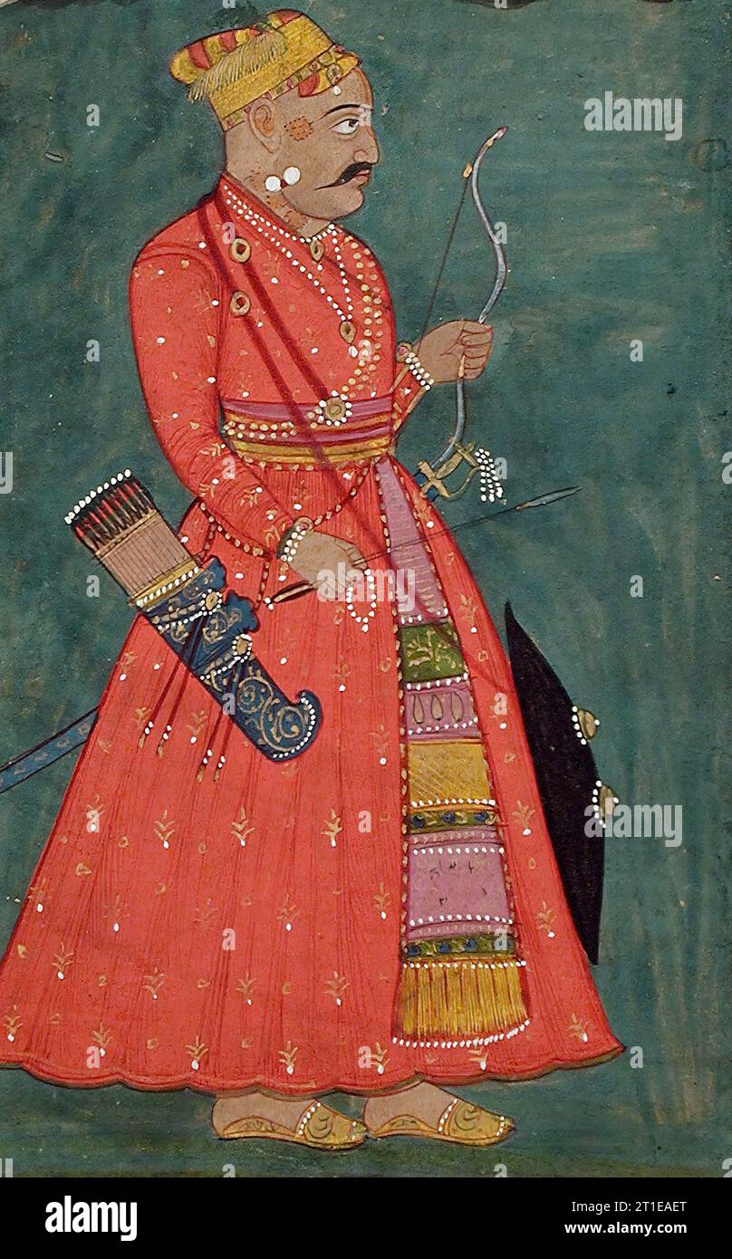 Maharaja Kesari Singh (Kesava Sen, 1574-1604), c1725. Stock Photo