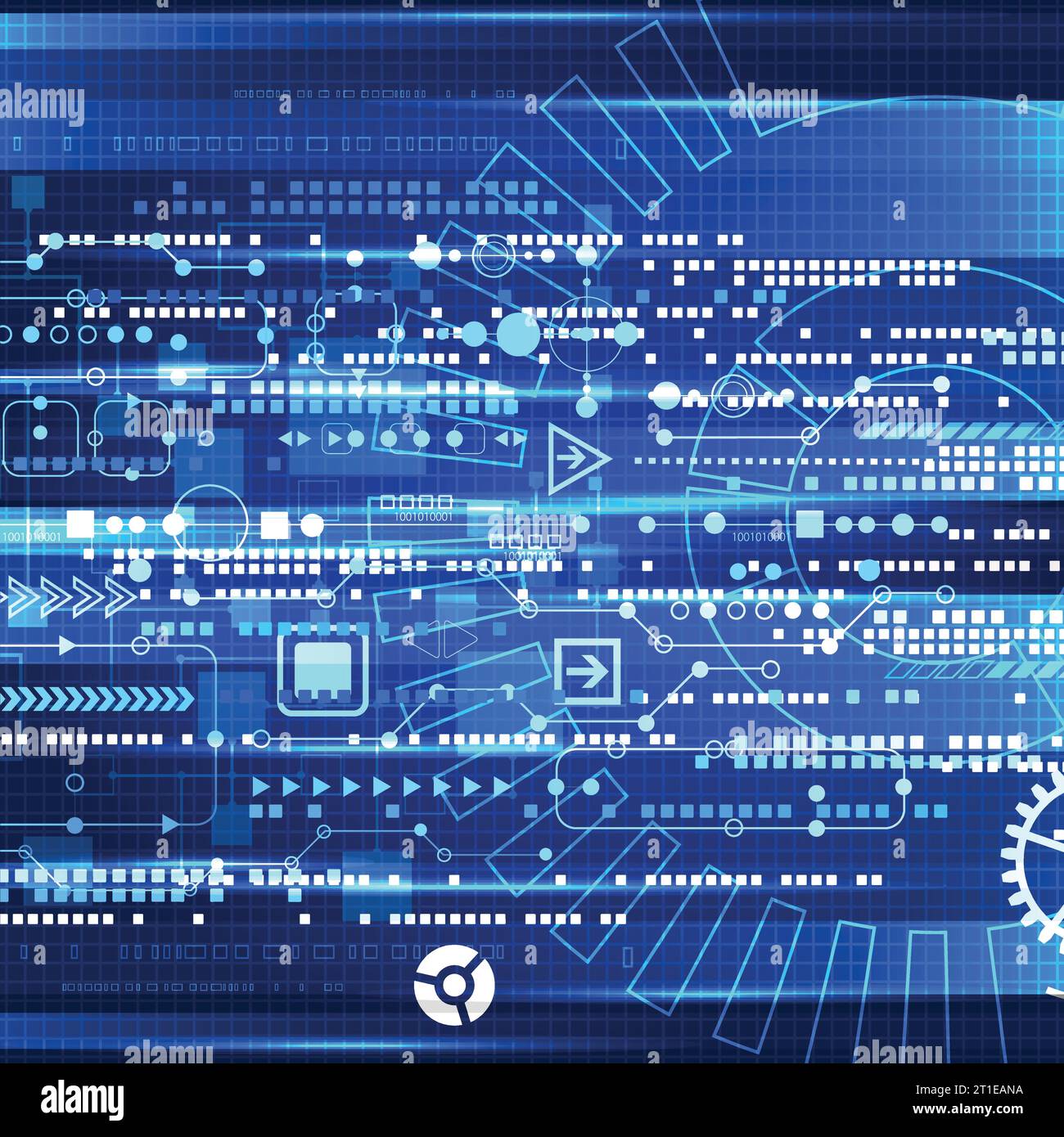 Abstract engineering future technology background. Vector Stock Vector ...